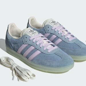 Adidas SAMBA OG SHOES Tactile Blue / Ice Lavender / Off White (M 6 / W 7)